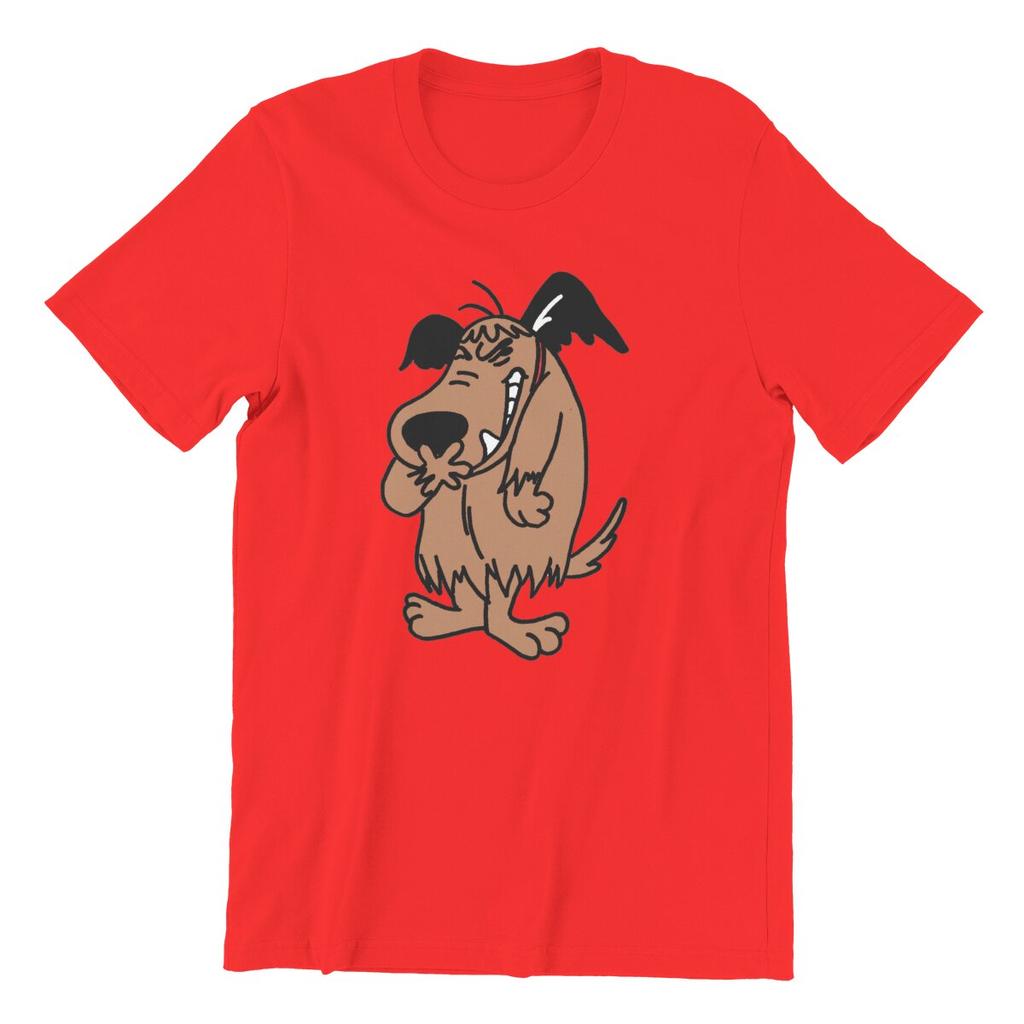 Leisure Muttley Mutley Cartoon Laughing Laugh Dog T-Shirts Men O Neck Cotton T Shirts  Short Sleeve Tee Shirt 6XL Tops