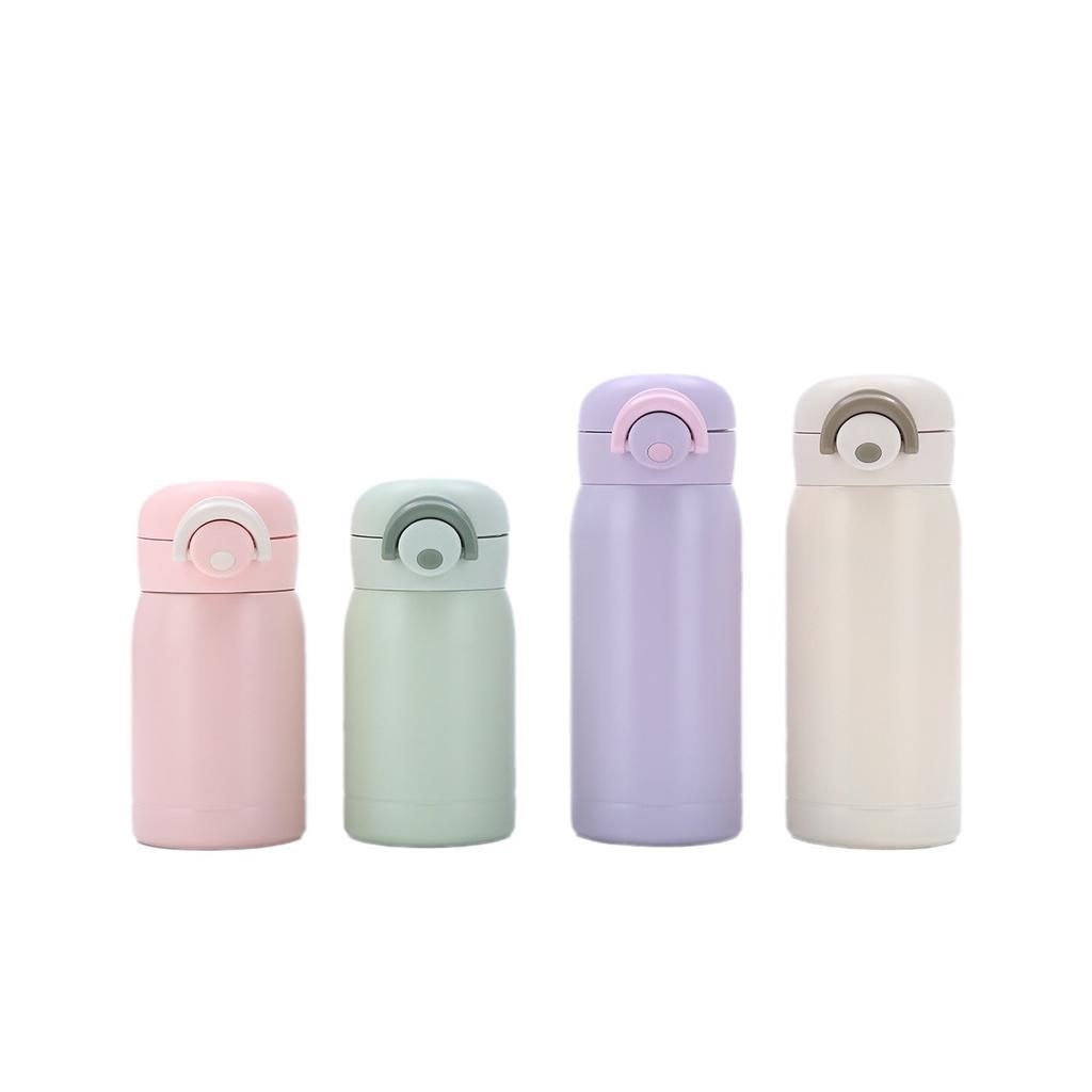 Простая и стильная мини-кружка-термос из нержавеющей стали для мужчин и женщин, портативная кружка-горошек с высоким внешним видом