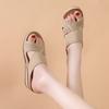 Women Sandals Summer New Beach Wedges Slippers Open Toe Comfortable Heels Sandals Women Outdoor Casual Shoes Big Size 43 WSH4458