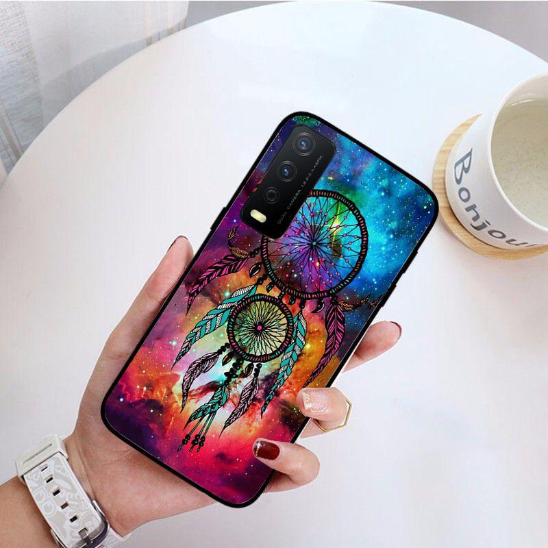 Синий Ловец снов Ловец снов Чехол для телефона для vivo Y31 Y30 Y33S Y11S Y12S Y17 Y20 Y21S Y1S Y53S Y15 Y19 Y91C V23 Чехлы coque