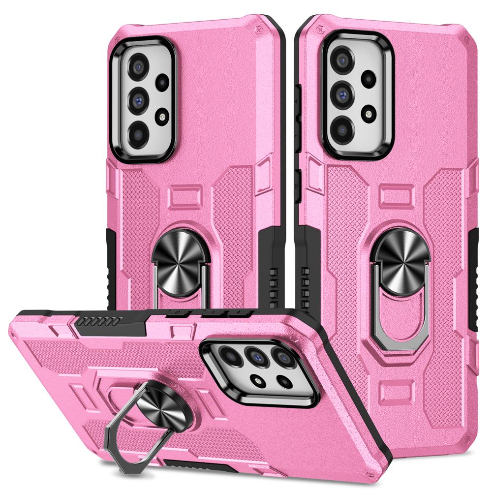 Shockproof Armor Case for Samsung A73 A53 A33 5G A23 A13 Ring Stand Phone Back Cover for Galaxy A04S A52S 5G A72 A32 4G