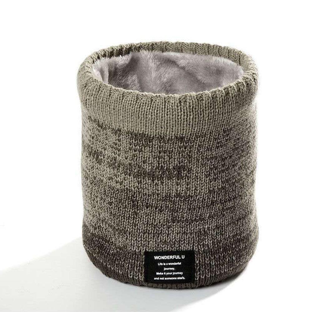 Coldproof Knitted Ring Scarf Warm Wrap Neck Scarves Fashion Thicken Plush Scarf Winter Accessories