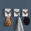 1 Pcs Stainless Steel Strong Adhesive Hooks Wall Door Clothes Coat Hat Hanger Kitchen Bathroom Towel Hooks