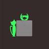 1PC Children's Switch Stickers Luminous Light Stickers Kid Room Decor Fairy Stars Cats PVC Stickers