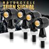 4Pcs 8mm Motorcycle LED Turn Signal Light Signal Lamp Indicators Blinker Flashing Lamp Universal Fit for Most Motorcycle,Dirt Bike,Street Bike
