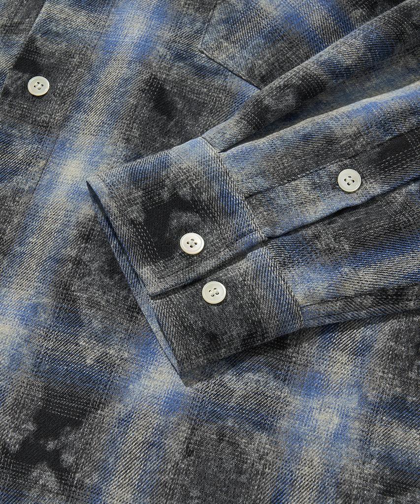 LIBERE Western Ombre Shirts / Navy
