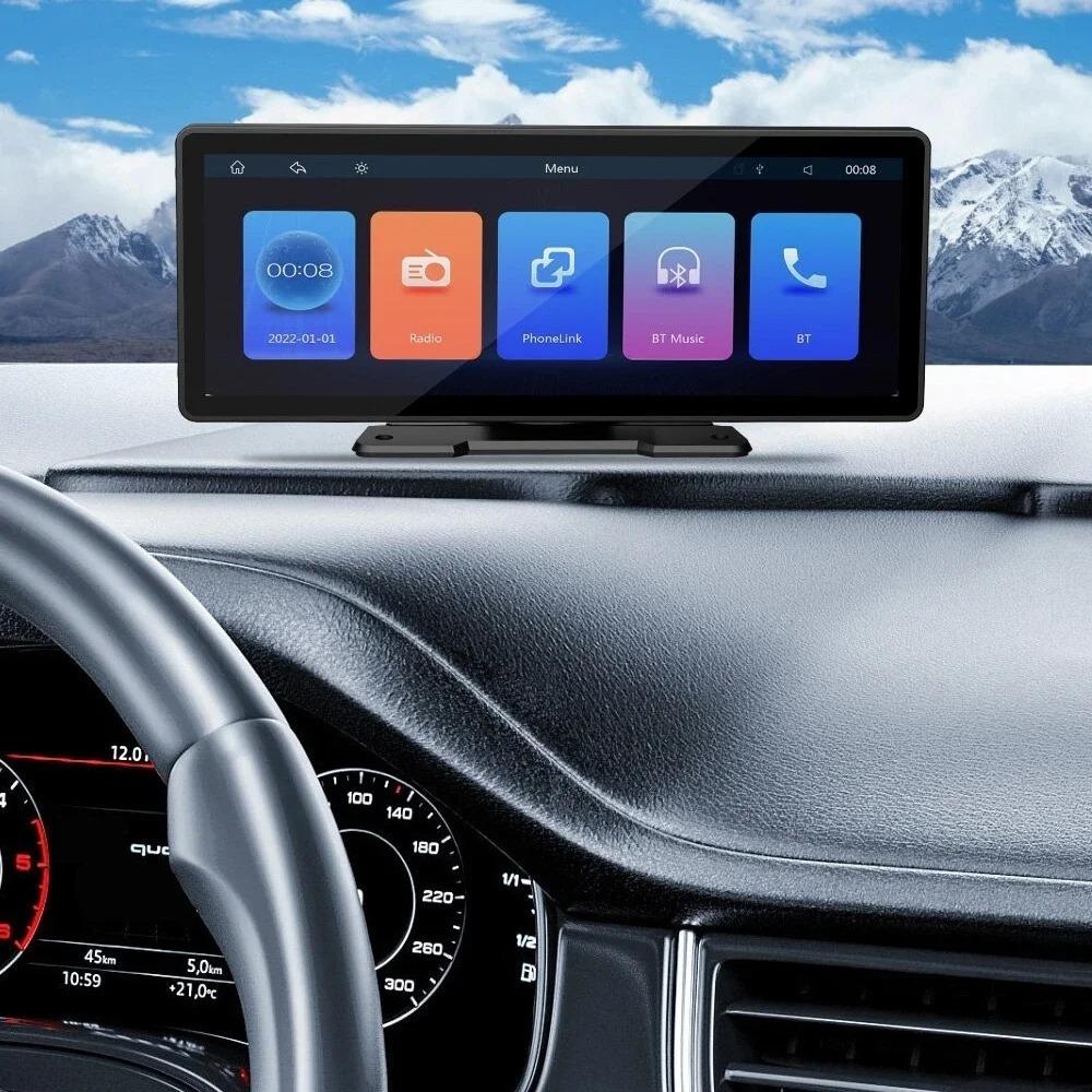 10,26-дюймовый автомобильный MP5-плеер с монитором Carplay и Android Auto GPS MAP Mirror Link Портативный мультимедийный плеер с сенсорным экраном Автомобильное радио Динамики