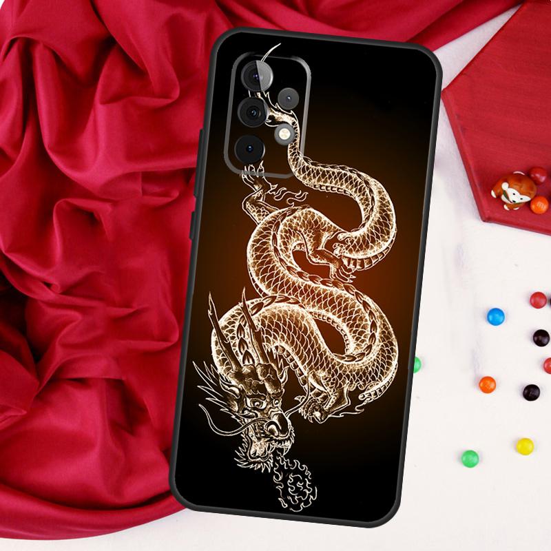 Chinese Dragon For Samsung Galaxy A26 A05 A06 A16 A54 A34 A14 A22 A32 A52 A55 A35 A15 A53 A13 A56 A36 Case
