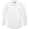 Polo Solid Button-Down Long Sleeve Shirt Men Shirts White 710966295-003