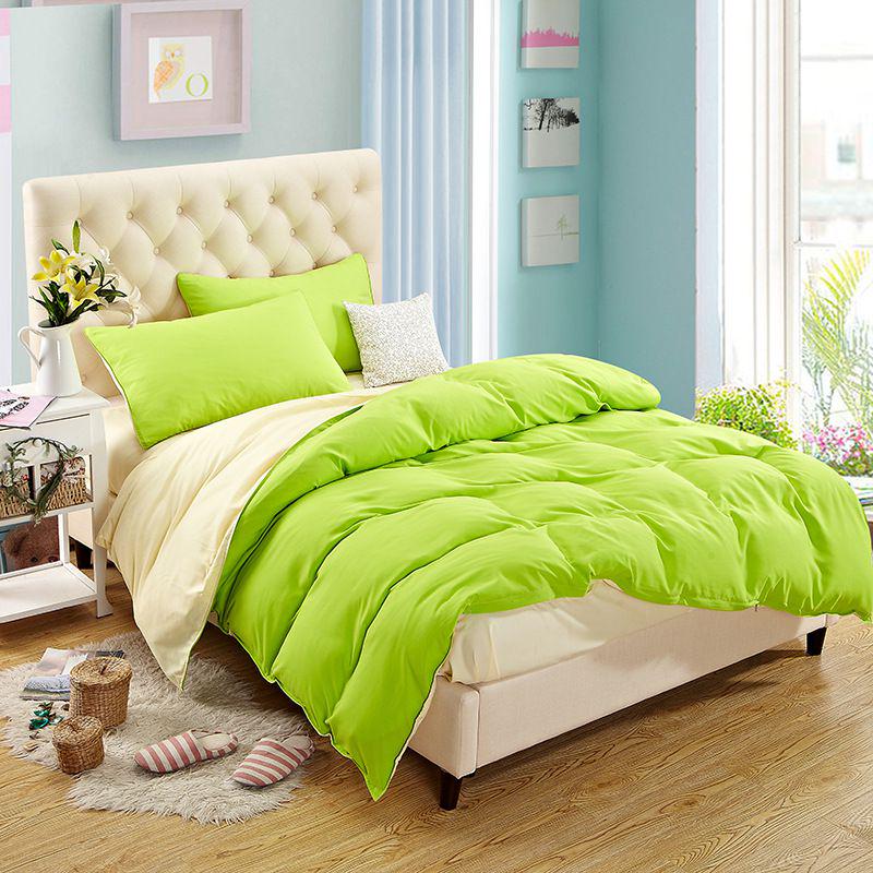 Роскошный однотонный пододеяльник, размер твин, квин, кинг, однотонный комплект постельного белья
