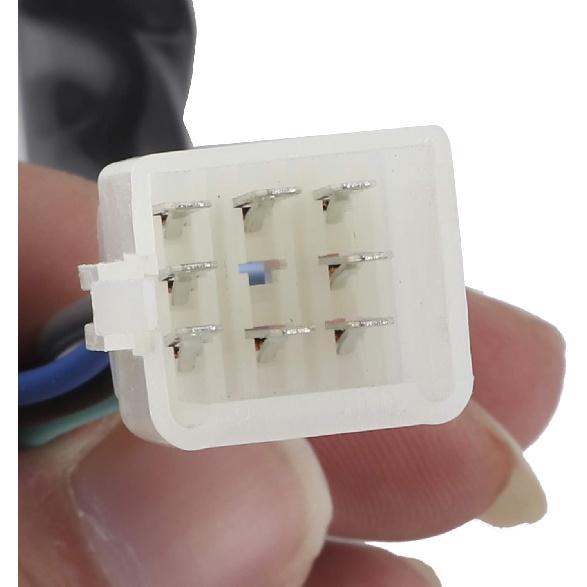 Motorcycle Handlebar Switch, Universal Motorcycle Handlebar Switch Control Button for Headlight Turn Horn, Pair Assembly with 25mm Chrome Plated