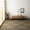 Ковер Ikehiko Igusa Rug NDX Rene Brown 261 x 261 см Edoma tatami Flower Mat Plaid Pattern Natural Simple Back Cushioning Appli. 4.5 Нескользящий