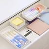 4PCS Wall Mounted Hanging Storage Box Plastic Drawers Hanging Organizer  Kitchen