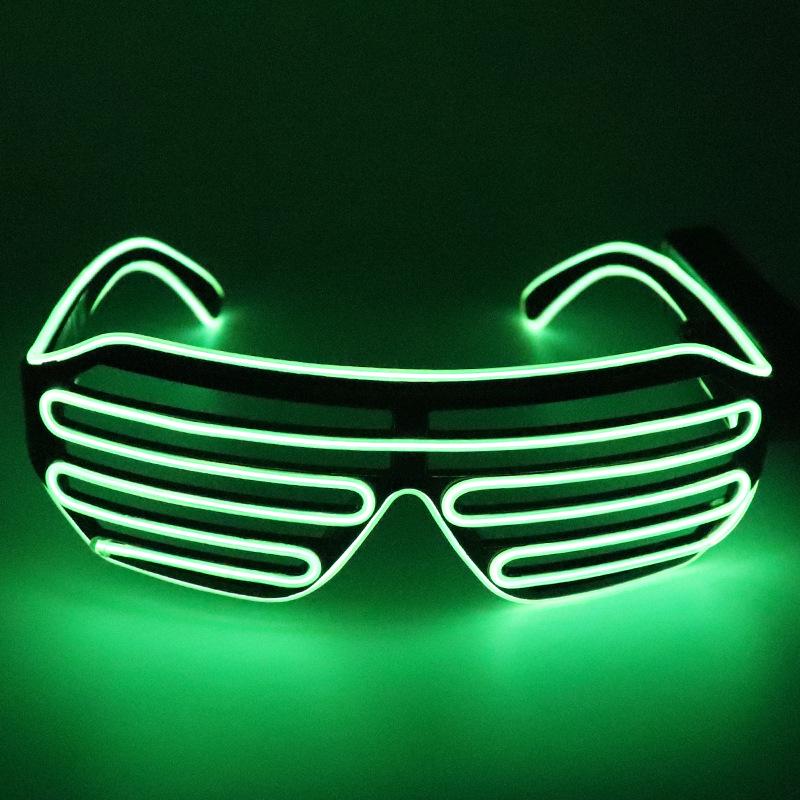 LED Luminous Wireless Disco Glasses - Party & Bar Props for Electronic Music