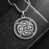 New Viking Amulet Witch Irish Knot Necklace Stainless Steel Jewelry