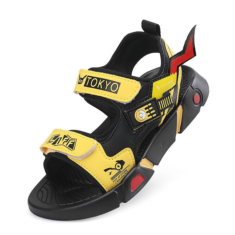 Детские сандалии мягкая подошва нескользящие и легкие 2025 новый летний сезон ученики начальной школы мальчики среднего и старшего возраста детская обувь