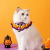 Pet Bib Halloween Cat Saliva Towel Knitted Collar Dog Scarf Cat Hat Teddy Cat Accessories
