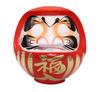 Takasaki Daruma Red 3Authentic Japanese Good Luck Figurine Handcrafted Paper Doll 12×11×15cm Made In Japan Fortune & Success Charm HKDM-3-RE-3