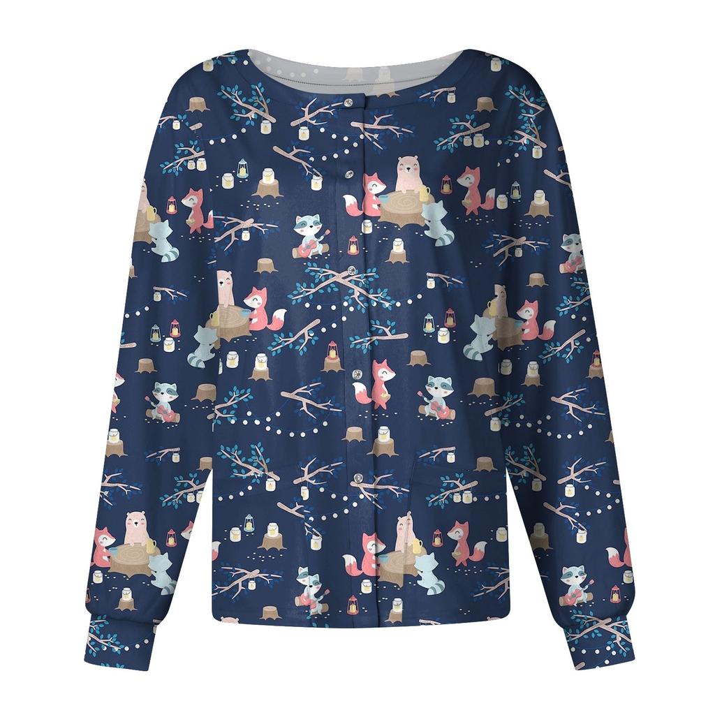 Женский однобортный защитный комбинезон с длинным рукавом и карманом, рабочий воротник-стойка, кардиган, куртка, топ