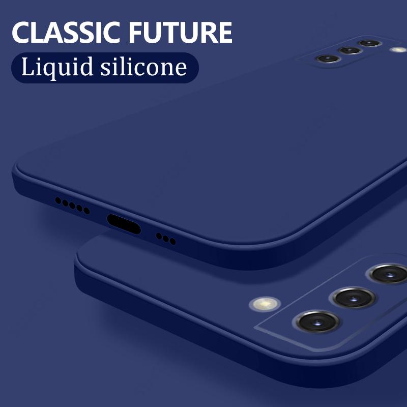 Мягкий чехол из жидкого силикона для Samsung S24 Ultra S20 S21 S23 FE A55 A54 A15 A14 A35 A34 5G Для Galaxy S23 Ultra A52S Чехол для телефона