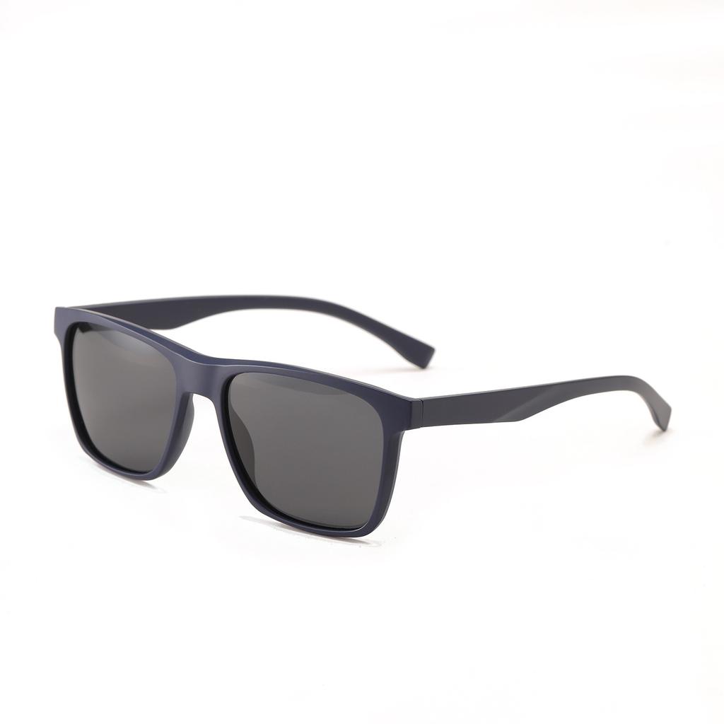 Glasses Tr9117 Polarized Square Large Frame Black Sunglasses Women, Sunglasses Men
