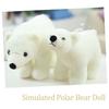 Прекрасная плюшевая игрушка Белый арктический медведь, мягкая кукла-животное для ребенка, милый подарок на день рождения, Рождество