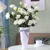 Artificial Flowers Core Content Artificial Eustoma Flower Bouquets for Home Decor Hotel Weddings Lifelike Fake Eustoma Flowers