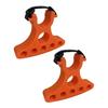 1 Pair Portable Bike Repair Stand Handlebar Bracket Strong Load-bearing Compact Universal Bicycle Handlebar Jacks