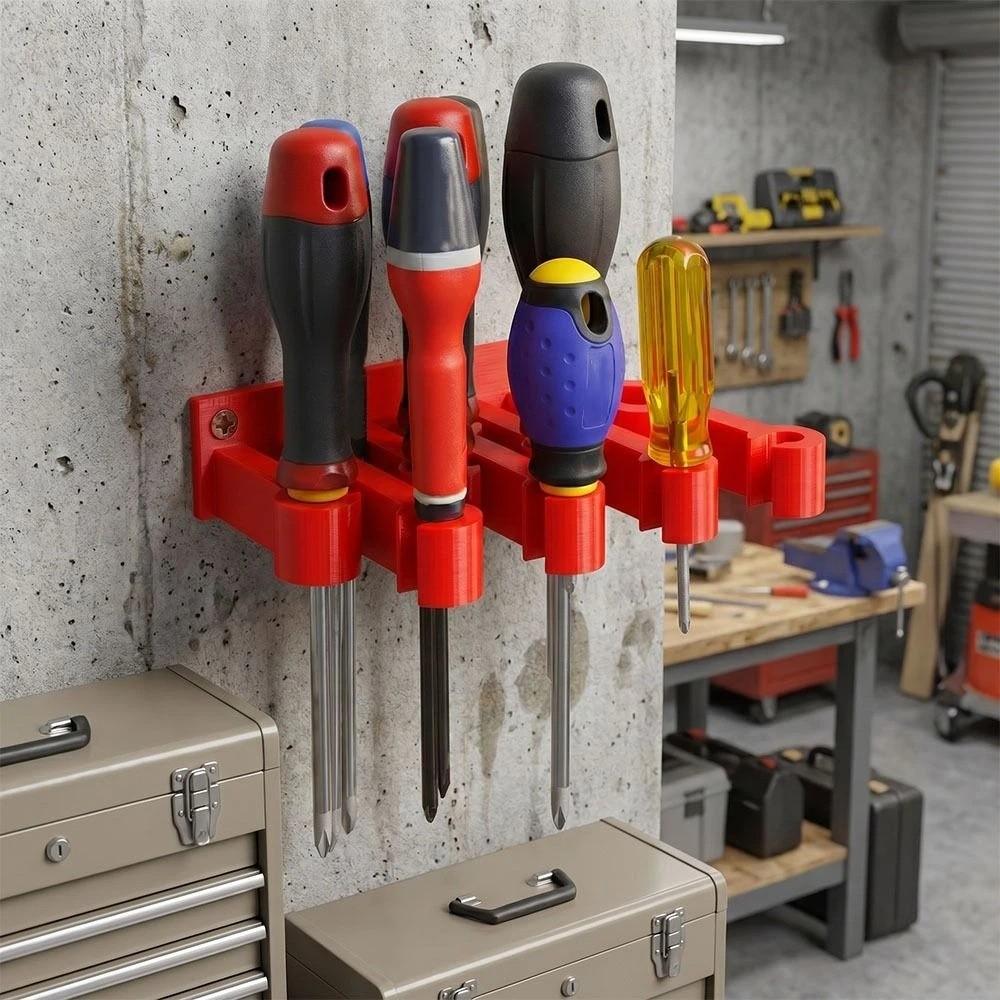 Space Saving Wall Mount 3D Printed Tool Storage Rack Workshop Organization