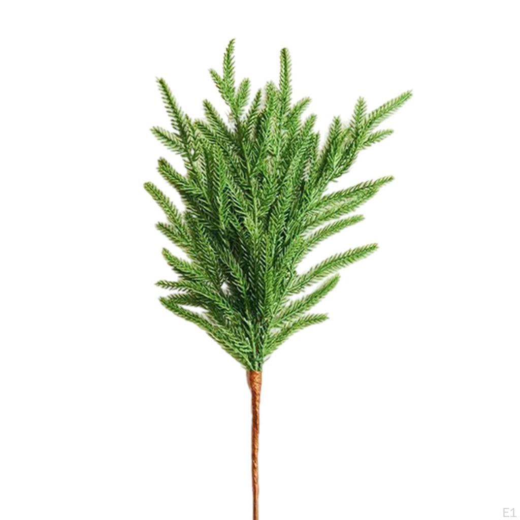 10 шт. рождественские сосновые ветки искусственные ветки 18 дюймов вечерние принадлежности для полки
