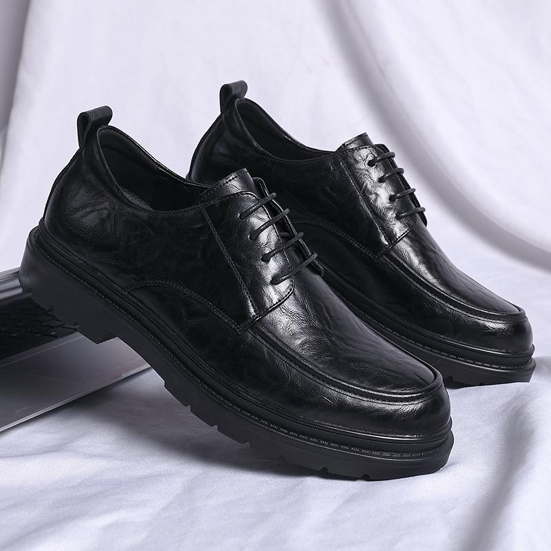 Fashion Genuine Leather Shoes For Man Leather Casual Shoes Fashion Business Oxford Shoes High Quality Designer Work Shoes