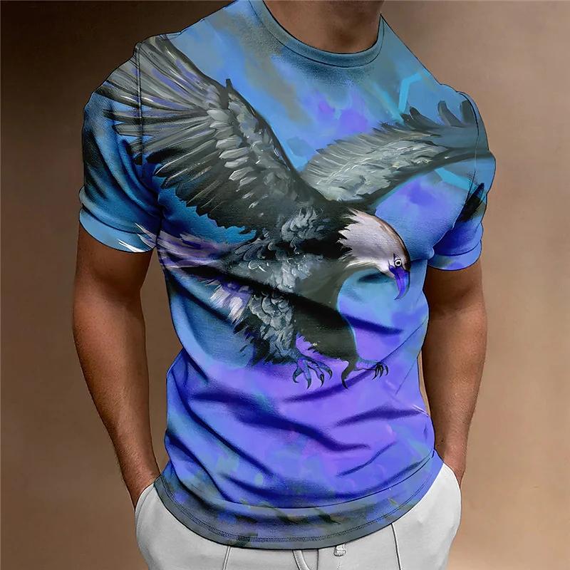 American Eagle Tees Graphics 3D Printing Mens T-shirt Fashion Casual Tops Unisex Oversized O-Neck Short Sleeve T Shirts