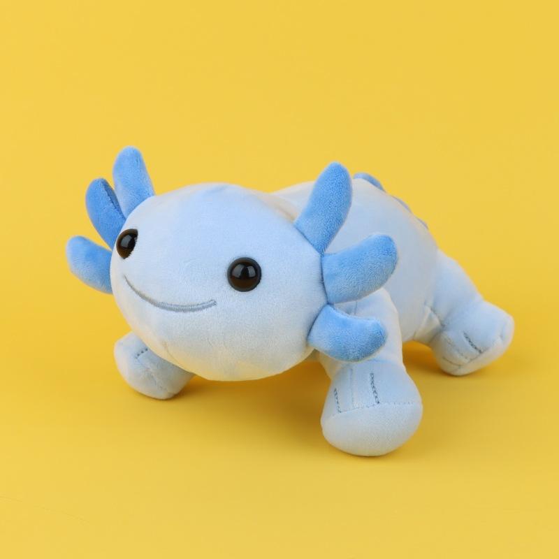 Четырехцветная крадущаяся Саламандра Аксолотль, мультяшная милая шестиугольная кукла-динозавр, детская плюшевая игрушка