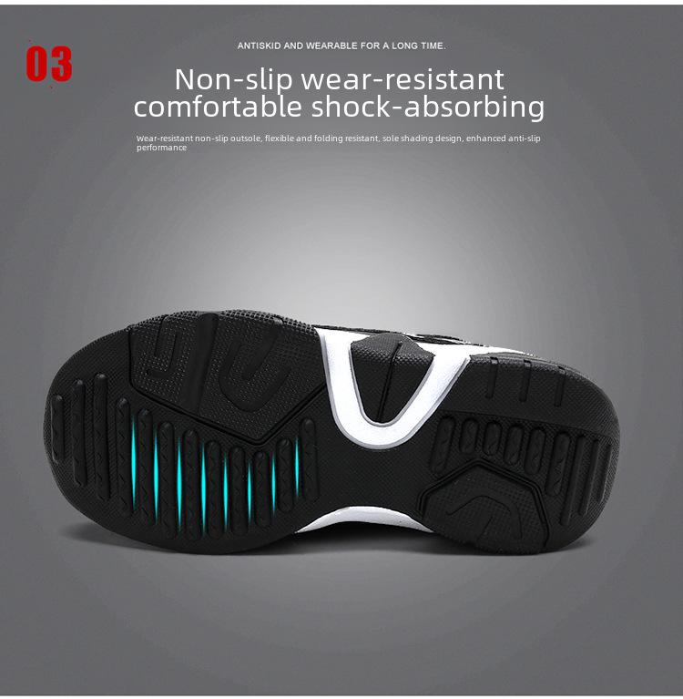 New Kids' Leather Waterproof Running Shoes for Middle and Large Children - Spring/Autumn Sports Shoes. Ideal for Students, Non-slip and Casual.