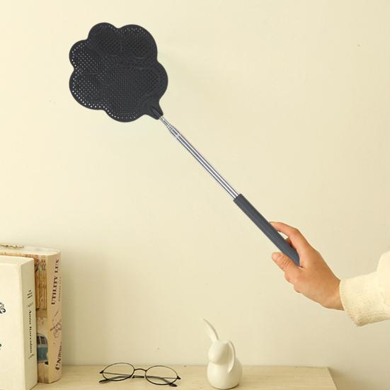 Мухобойка Выдвижная длинная ручка в форме ладони Сверхмощная широкая мелкая сетка