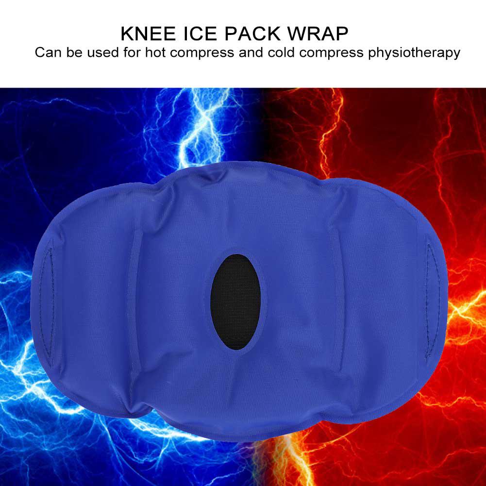Наколенник с пакетом со льдом, обертывание, терапия холодным и горячим компрессом, облегчение боли, пакет для колена