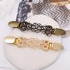 Trendy Retro Winter Shirt Collar Sweater Blouse Pin Shawl Brooch Cardigan Clip Duck Clip Clasps