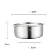 304 Stainless Steel Bowl with Lid Rice Fruit Salad Soup Bowls Food Container Stew Bowls Kitchen Tableware Supplies