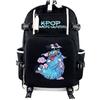 Kpop Demon Hunters Print Unisex Large Backpack Student School Waterproof Bag