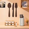 3Pcs/Set Wooden Cutlery Wall Decoration Home Kitchen Background Wall Art 3D Cutter