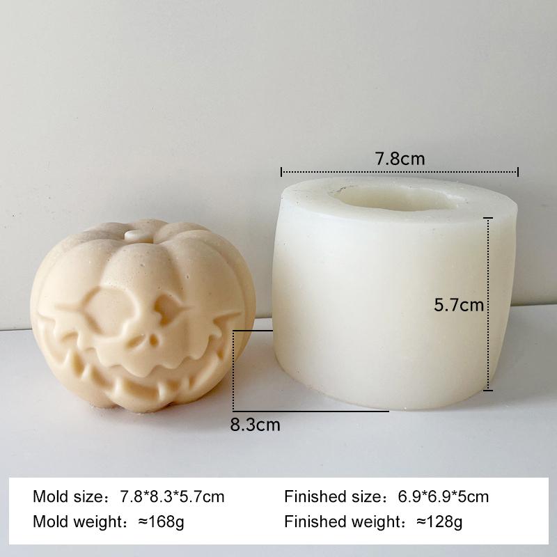 Хэллоуин Дьявол Тыква Силиконовая Форма для Свечей Ручной Работы Аромагипс Смола Декор Форма Принадлежности для Изготовления Свечей из Соевого Воска