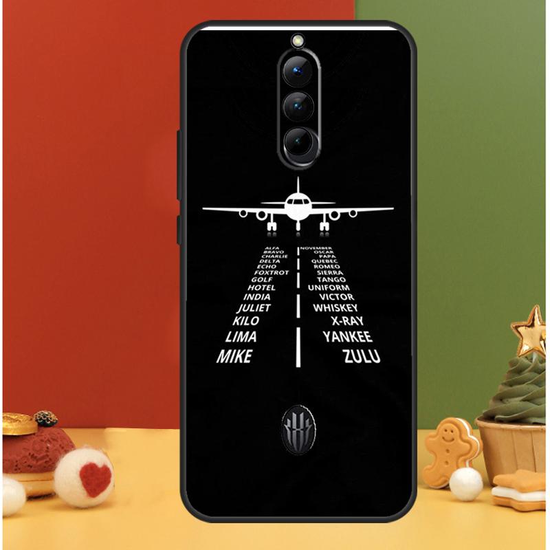 Кейс-портфель пилота для самолета для ZTE Nubia Red Magic 9 Pro Plus 8 8S Pro Plus RedMagic 6 7 6S 7S Pro 6R 5S 5G Чехол