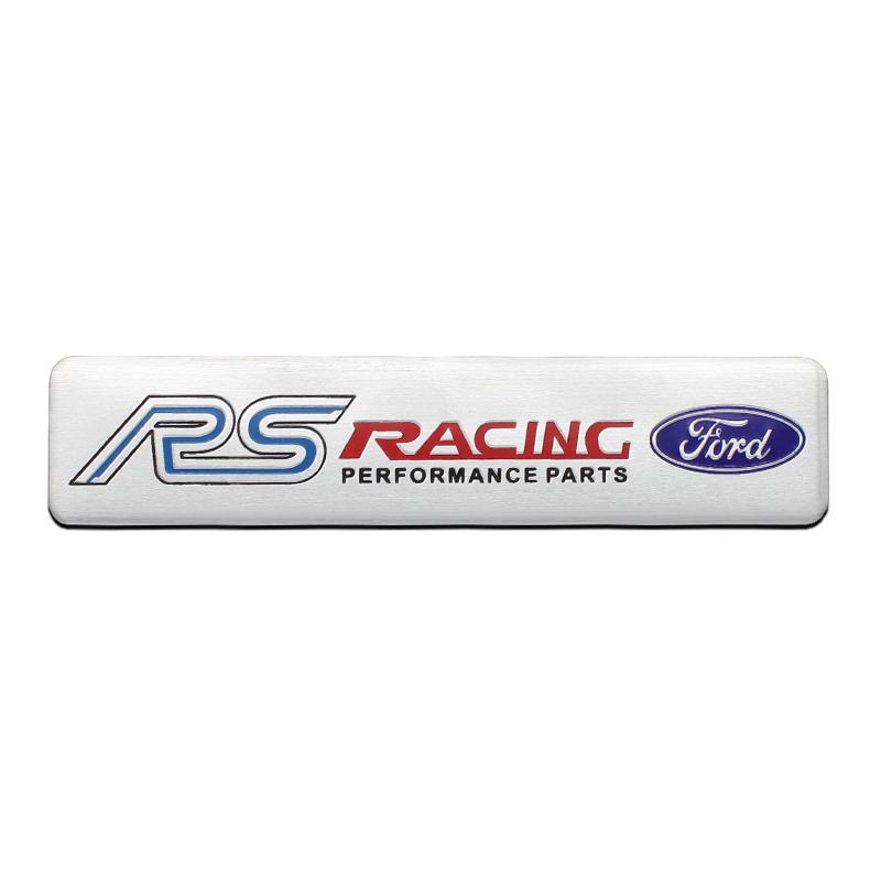 TQ012For Ford Fiesta Kuga Mondeo Mustang S-MAX C Max Ranger mk4 3D Aluminum Car Body Emblem Stickers Tail Trunk Badge Decal Accessory