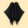 DX European and American Street Women's Scarves Are Versatile In Autumn and Winter, Air-conditioned Rooms Are Warm and Dual-purpose, Monochrome Fring