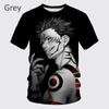 2024 Лето Новинка Аниме Дзюдзюцу Кайсен 3D Печать Футболка Мужская Персонализированная Хип-хоп Короткие рукава Унисекс Повседневные Топы Круглый Вырез