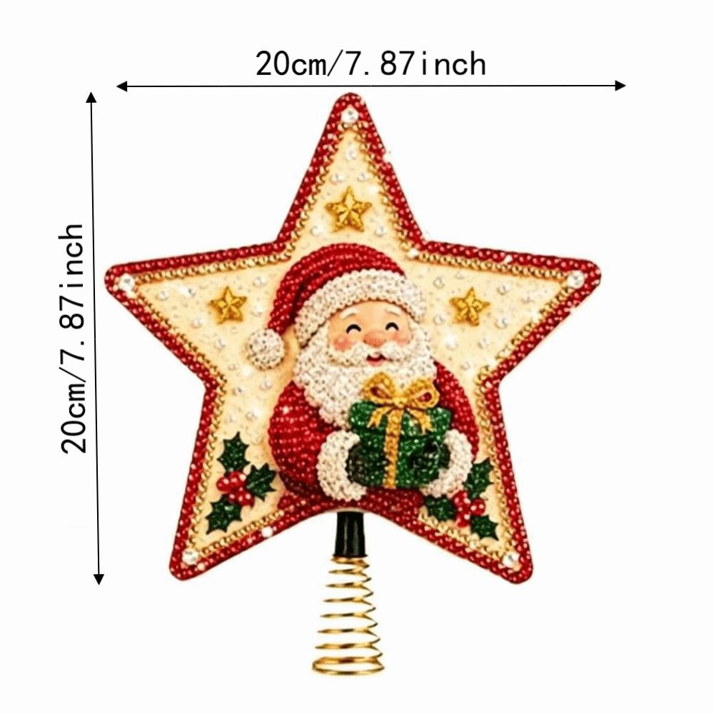 Unfinished Christmas Painting Kit DIY Sparkling Bead Craft Set Christmas Gift