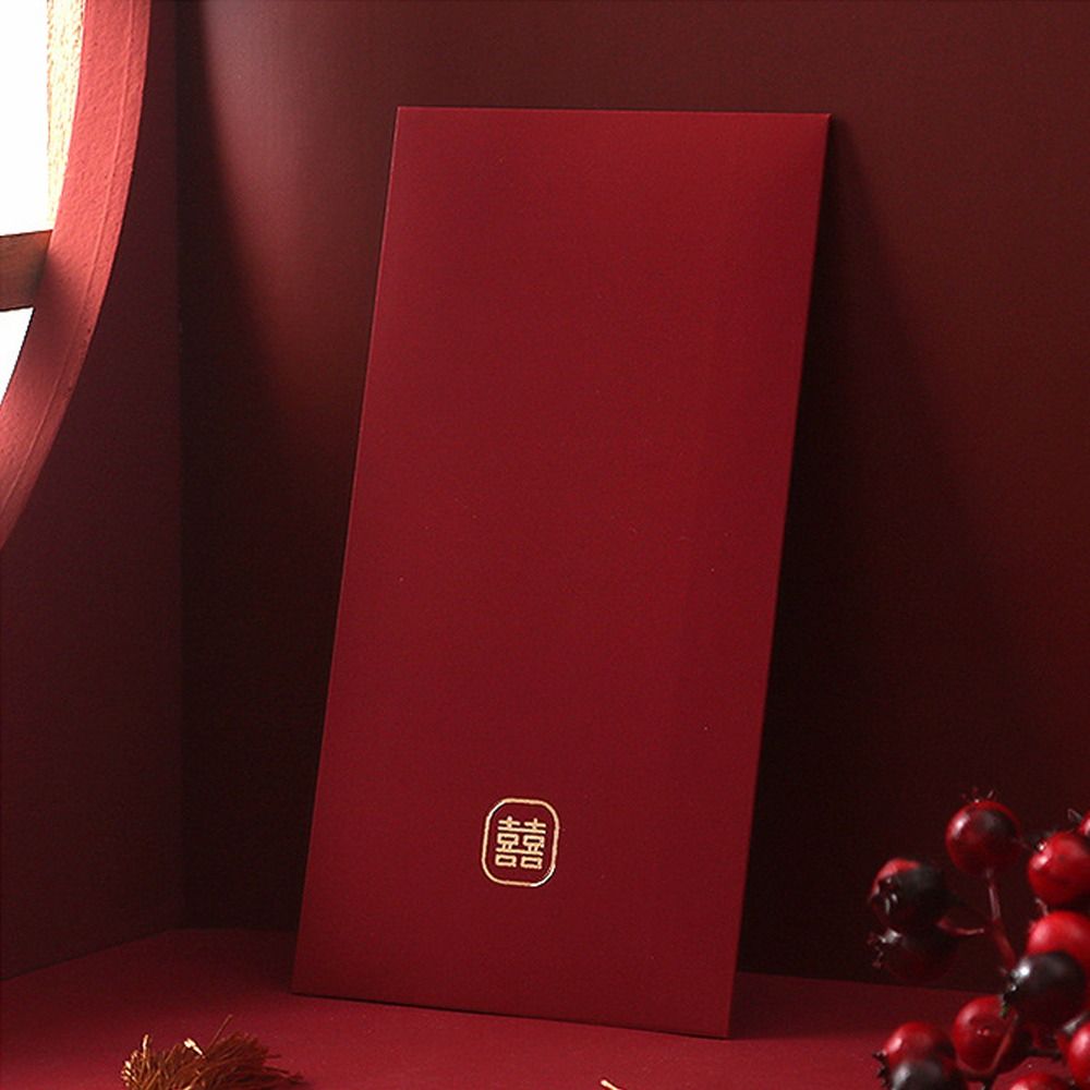 6pcs Festive Lucky Money Pocket Classical Money Bag Chinese Red Envelope  Birthday Wedding Gifts