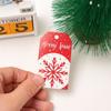 Gift Wrapping with Rope Santa Claus Xmas Decorations Christmas Paper Tags Gift Cards Hanging Label