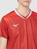 Tennis Wear Badminton Wear Quick Dry Game Shirt Sweat Absorbent Quick Drying Dynamotion Fit 72MA1020 Red M [Mizuno]