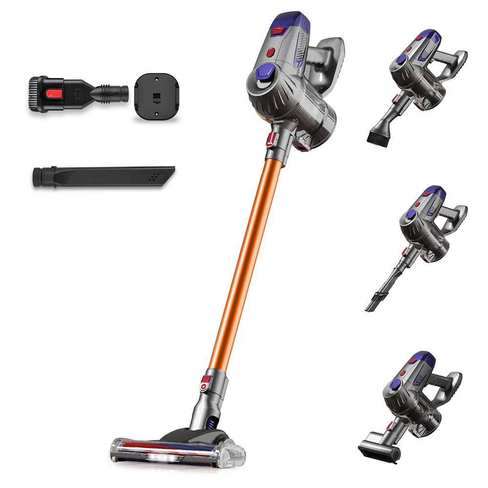 Аксессуары для беспроводного пылесоса Lingcheng Z7: Электрическая щетка для пола, HEPA-фильтр, зарядное устройство, аккумулятор — полный комплект.